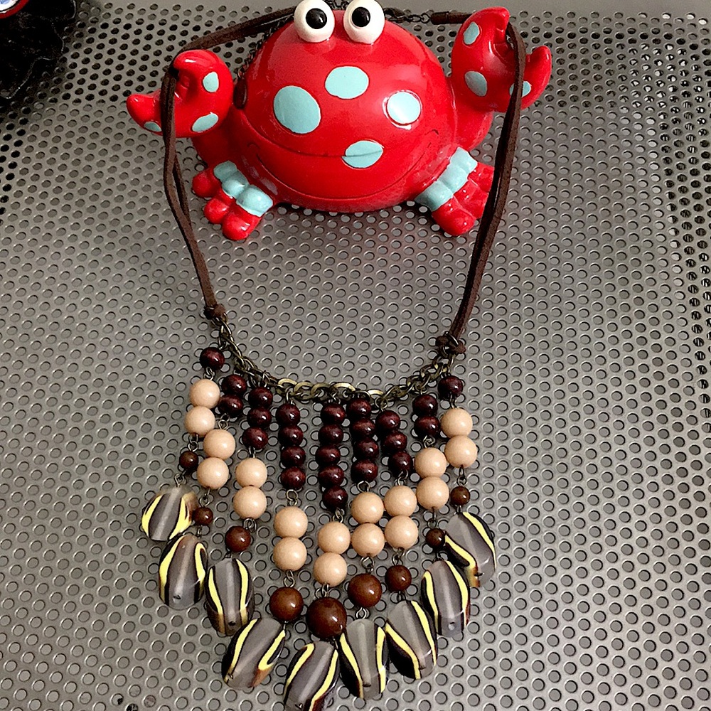 🖤Vtg ROBERT ROSE necklace - Picture 1 of 11